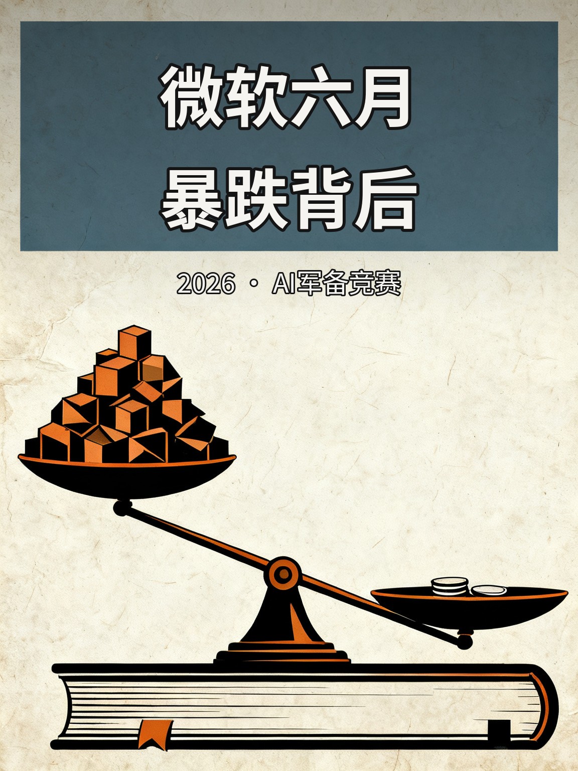 市场观察 · 微软股价创历史性六月跌幅,AI 支出成为估值争议焦点 封面